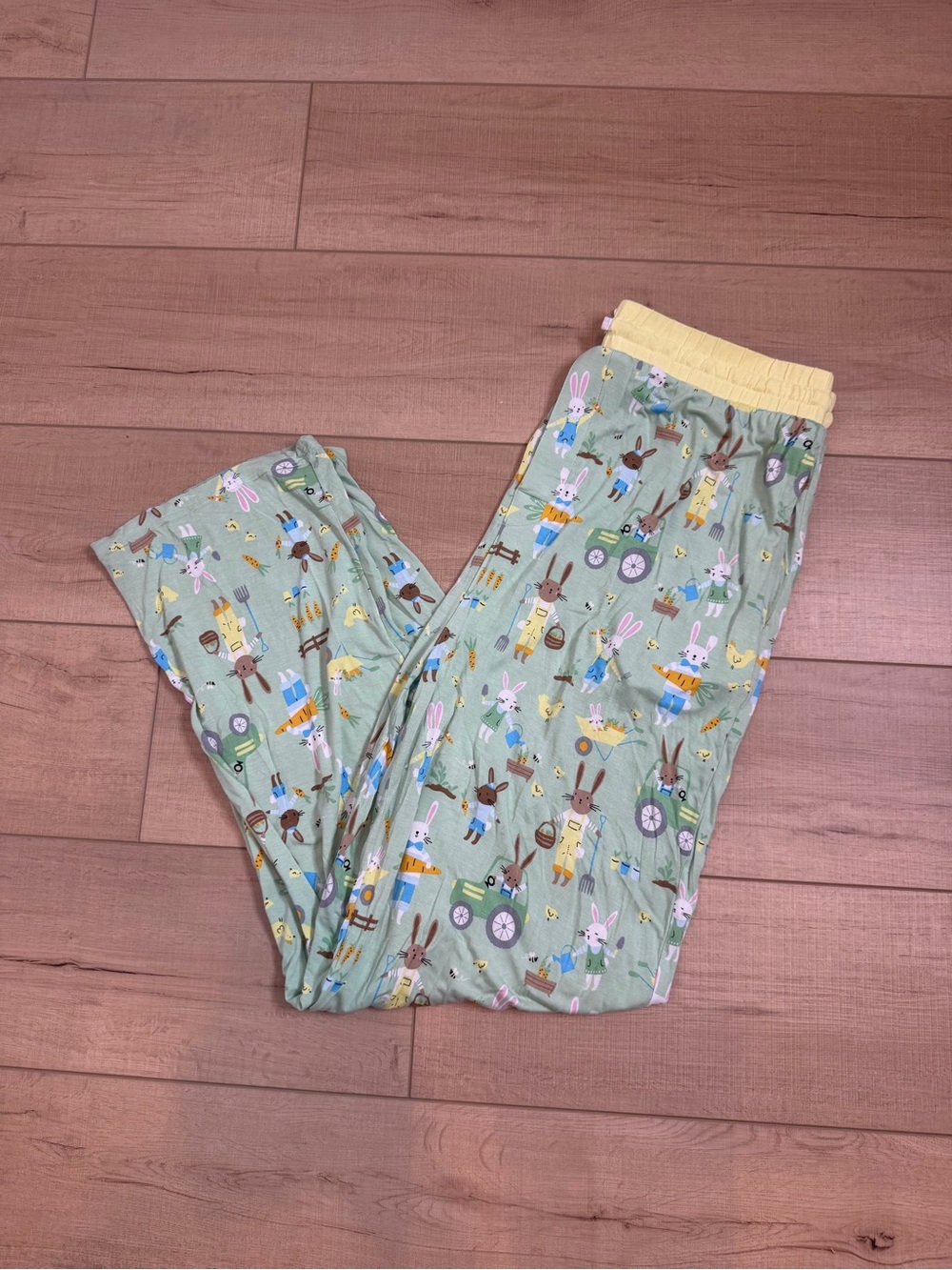 Little Sleepies Hop To It Mens Large Bamboo Pajama Pants Easter Lunaluxe